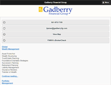 Tablet Screenshot of gadberryfg.com
